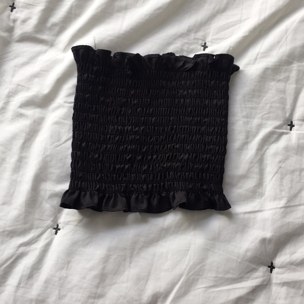 Bandeau swim top cover
